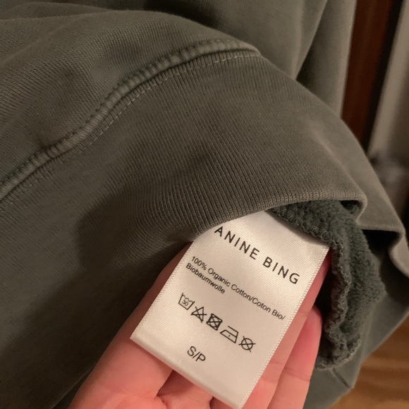 Anine Bing Ramona Moto Sweatshirt - Picture 3 of 5